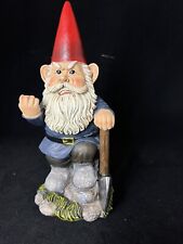 Inside /outside  garden gnome 10” Angry Naughty Gnome Figurine￼ picture