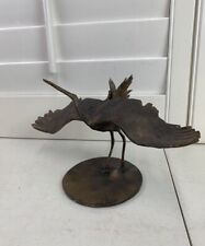 Gary Lawrence Bronze Bird Crane  Art Sculptures Signed picture