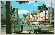 Easton Pennsylvania, Northampton Street View Woolworths Old Cars, VTG Postcard picture