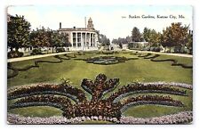 Postcard Sunken Garden Kansas City Mo. Missouri c1900's Postmark picture