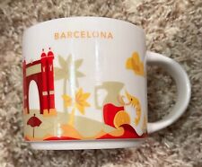 Starbucks Coffee Barcelona Spain 2018 Mug Cup 14 oz You Are Here Collection picture