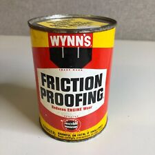 Vintage Wynn's Friction Proofing Can 1963 UNOPENED 15 oz Metal Can Gas Oil(264) picture