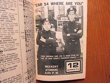 Jan-1966 TV Guide(CAR 54 WHERE ARE YOU/PAT CROWLEY/WERNER KLEMPERER/THE FUGITIVE picture