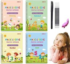4pcs Magic Practice Copybook Kids Handwriting Practice Workbook Reusable Gift picture