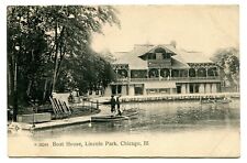Chicago, IL. Boat house, Lincoln Park, c.1907. Rotograph card. Illinois. picture
