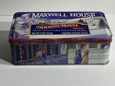 Coffee Tin Maxwell House 1997 Holiday Roast Flavored Ground Coffee picture