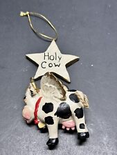 Holy Cow Winged Angel Star Christmas Tree Ornament Cute picture
