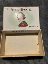 Van Dyck Cigar Box Vintage Perfecto General Cigar CO. 1950s Tax Stamp PA picture