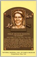 Postcard Baseball Hall Of Fame Museum Phil Rizzuto Yankees Cooperstown NY A38 picture