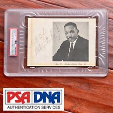 MARTIN LUTHER KING JR * PSA/DNA * Hand Signed AUTOGRAPH Photo Portrait * picture