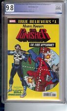 TRUE BELIEVERS: MARVEL KNIGHTS THE PUNISHER :  PGX 9.8  1ST PUNISHER picture