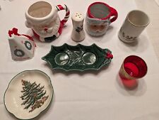 vintage spode.lefton.& misc. Christmas dishes picture