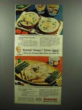1953 Swanson Chicken & Turkey Ad - Hungry? picture