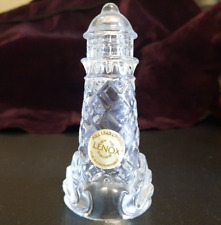 Crystal Lighthouse Figurine Lenox Full Leaded Crystal 4 inch waves Clear picture