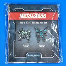 Metal Gear Solid MGS Metal Gear REX & Metal Gear RAY Enamel Pin Set of 2 picture
