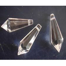 10pc 38mm Chandelier Lamp Wedding Icicle Hanging Crystal Glass Replacement Prism picture