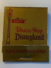 Vintage Disneyland Main Street Tobacco Shop Matchbook 1950s UNSTRUCK Clean picture