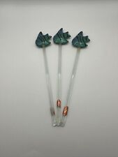 Lot Of Fish Glass Swizzle Stir Sticks Made In Mexico picture
