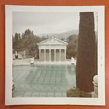 VINTAGE PHOTO 1970s Neptune Pool at Hearst Castle, San Simeon, California COLOR picture