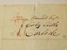 1815 Boulton Watt Co - Henry Howard Corby Castle Carlisle Pre-stamp Entire #CC1 picture