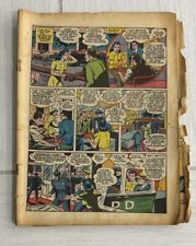 Action Comics #53 (DC 1942) WWII Superman Coverless Incomplete 60 pages Rare HTF picture