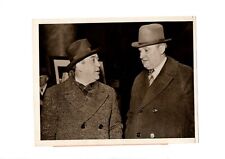 R J THOMAS & DIRECTOR ADOLF GERMER DETROIT MICH 1939 VTG ORIG Press Photo Y27 picture