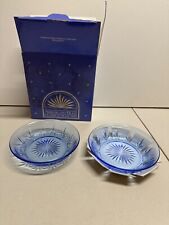 AVON AMERICAN BLUE CLASSICS soup BOWLS SET OF 2 NEW IN BOX Made In France picture