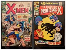 Great RAW Set: X-Men #38 VF WHITE Pages + X-Men #42 VF OW/W Pages 1967 picture