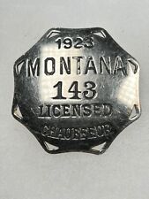 1923 MONTANA CHAUFFEUR BADGE picture
