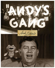 ANDY'S GANG ANDY DEVINE & Froggie 55-60s Hit TV Series Photo Autograph 8x10 RP picture