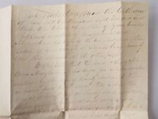1833 antique DEED HENRY KLINE to PETER LITTLE tyrone township perry county pa picture