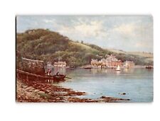 Antique Tuck's Postcard Greenway Ferry River Dart Sir Walter Raleigh History picture