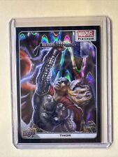 Thor 2023 UD Marvel Platinum Teal Wave  #86  /799 Nice Card picture
