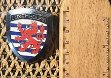 Luxembourg car badge tag hood picture