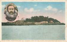 Eagle Island Summer Homme Commodore Perry 1915 Near Portland Maine VTG  P70 picture
