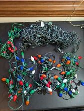 Vintage Christmas Lights Gilbert Lot Of 3 Strings Of 24, 1 Of 15 Bulbs & 1 More  picture