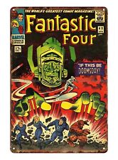 office shop wall art 1960s Fantastic Four   comics  metal tin sign picture