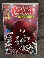 Carnage: Mind Bomb #1 NM 1st solo Carnage, Red Foil Cover (1996)🔥🕸️❤️ picture