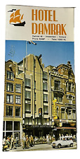 Hotel Damrak Travel Brochure MCM Vintage Amsterdam Holland Map Bar Dining Decor picture