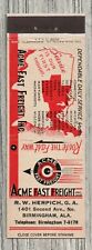 Matchbook Cover-Acme Fast Freight Birmingham Alabama-9138 picture