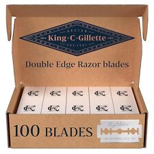 King C Gillette Double Edge Safety Razor Blades 2 packs of 10  ( Total 20ct) picture