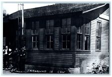 c1960's Fairground CGW Iowa IA Vintage Train Depot Station RPPC Photo Postcard picture