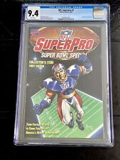 NFL SuperPro #1 CGC 9.4 (1991) 1st solo series of SuperPro (Phil Grayfield) picture
