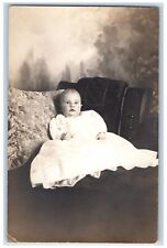 c1910's Baby Laura Hildagrde Kelley Sioux Falls SD RPPC Photo Antique Postcard picture