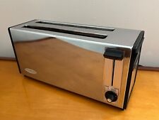 Vintage General Electric Toaster Chrome 4 Slice Auto Pop Up Tested Works picture
