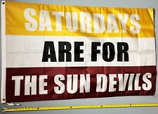 FOOTBALL FLAG FREE USA SHIP Arizona State Sun Devils NFL Beer Cave USA Sign 3x5' picture