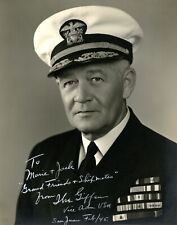 Vice-Admiral Robert C. Giffen Signed Photo picture