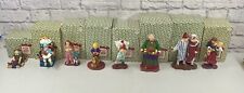 Lot Of 8 Department 56 All Through The House Complete With Box Christmas *MINT* picture