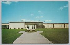 State View~Algona Garrigan High School Algona Iowa~Vintage Postcard picture