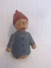Vintage Naughty Boy Sticks Out Tongue Miniature Germany wood Figurine picture